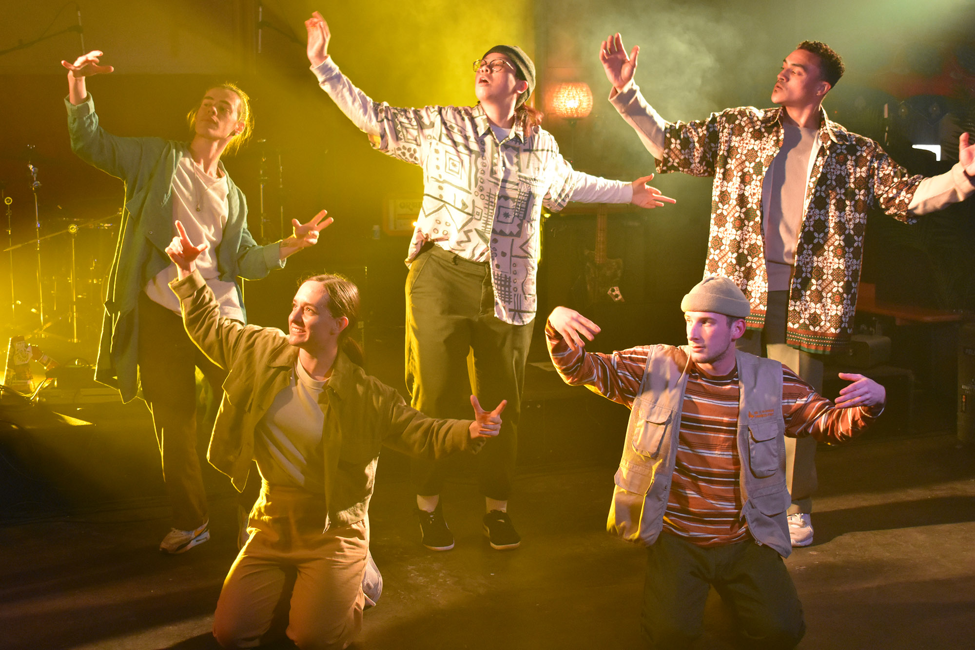 Suburban Creative Collective dance troupe performing at our launch